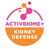ActivBiome+ Kidney Defense, en egenutvecklad blandning av prebiotika som visats ge näring till tarmens mikrobiom för att hjälpa till att stödja njurfunktionen.